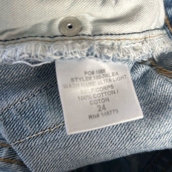 RE/DONE Originals 2017 High Rise Crop Flare in ultra light - Picture 8 of 13